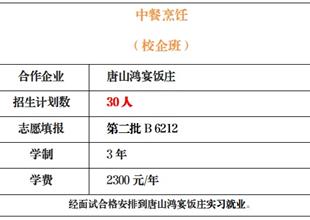 唐山一职专中餐烹饪专业丨寻味鸿宴 “..